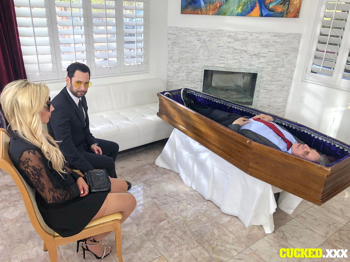 A Grieving Widow Gets That Cock She Truly Loves