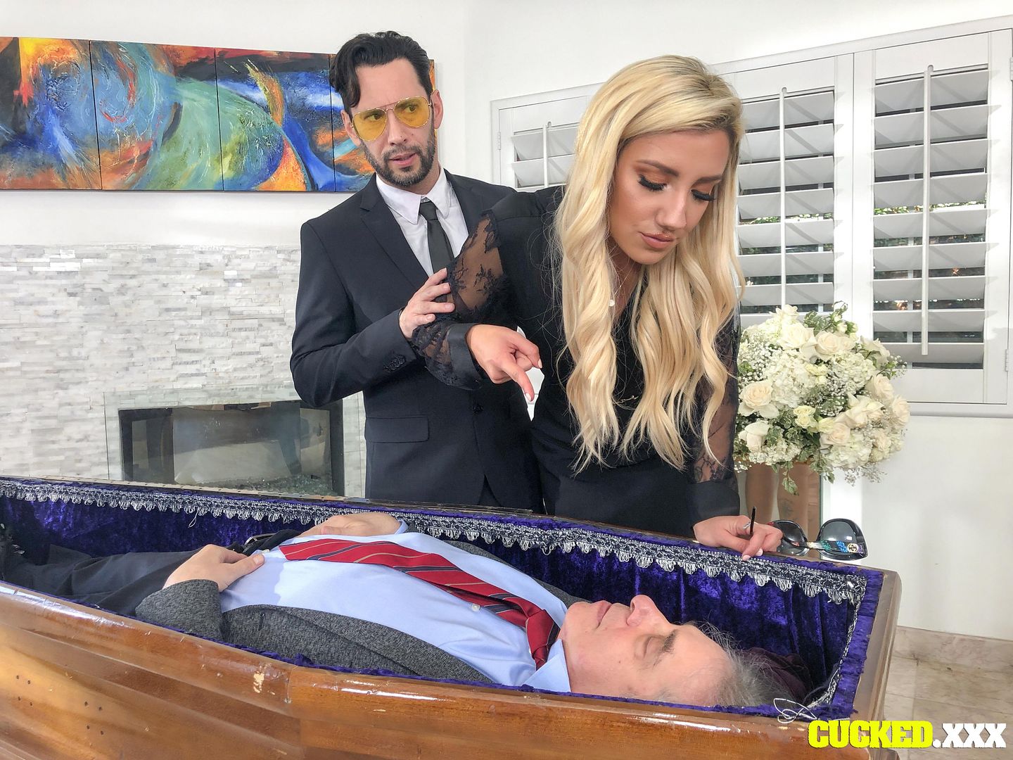 A Grieving Widow Gets That Cock She Truly Loves