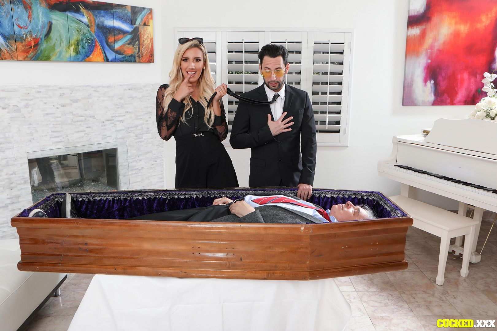 A Grieving Widow Gets That Cock She Truly Loves