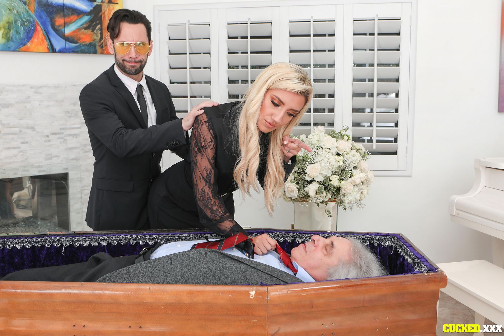 A Grieving Widow Gets That Cock She Truly Loves