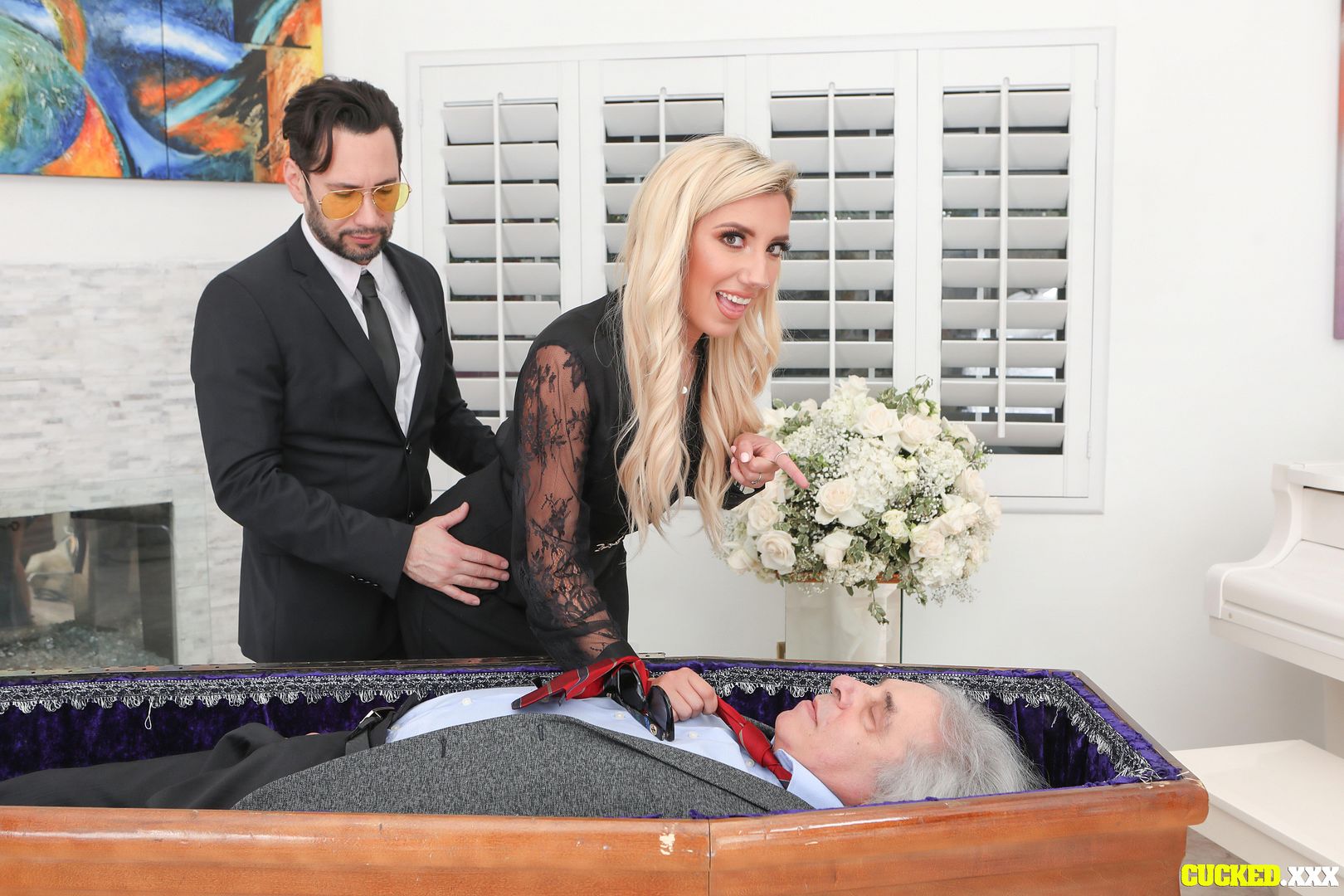 A Grieving Widow Gets That Cock She Truly Loves