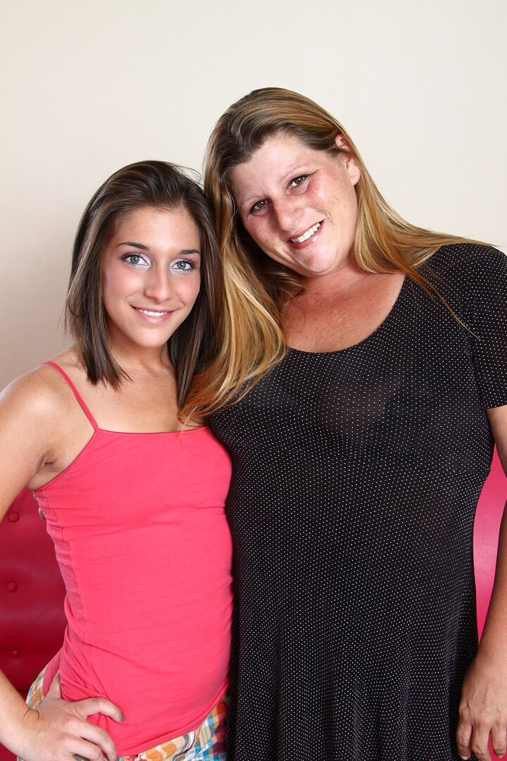 Mom Brings Her Sexy Brunette Daughter To Her First Porn Scene