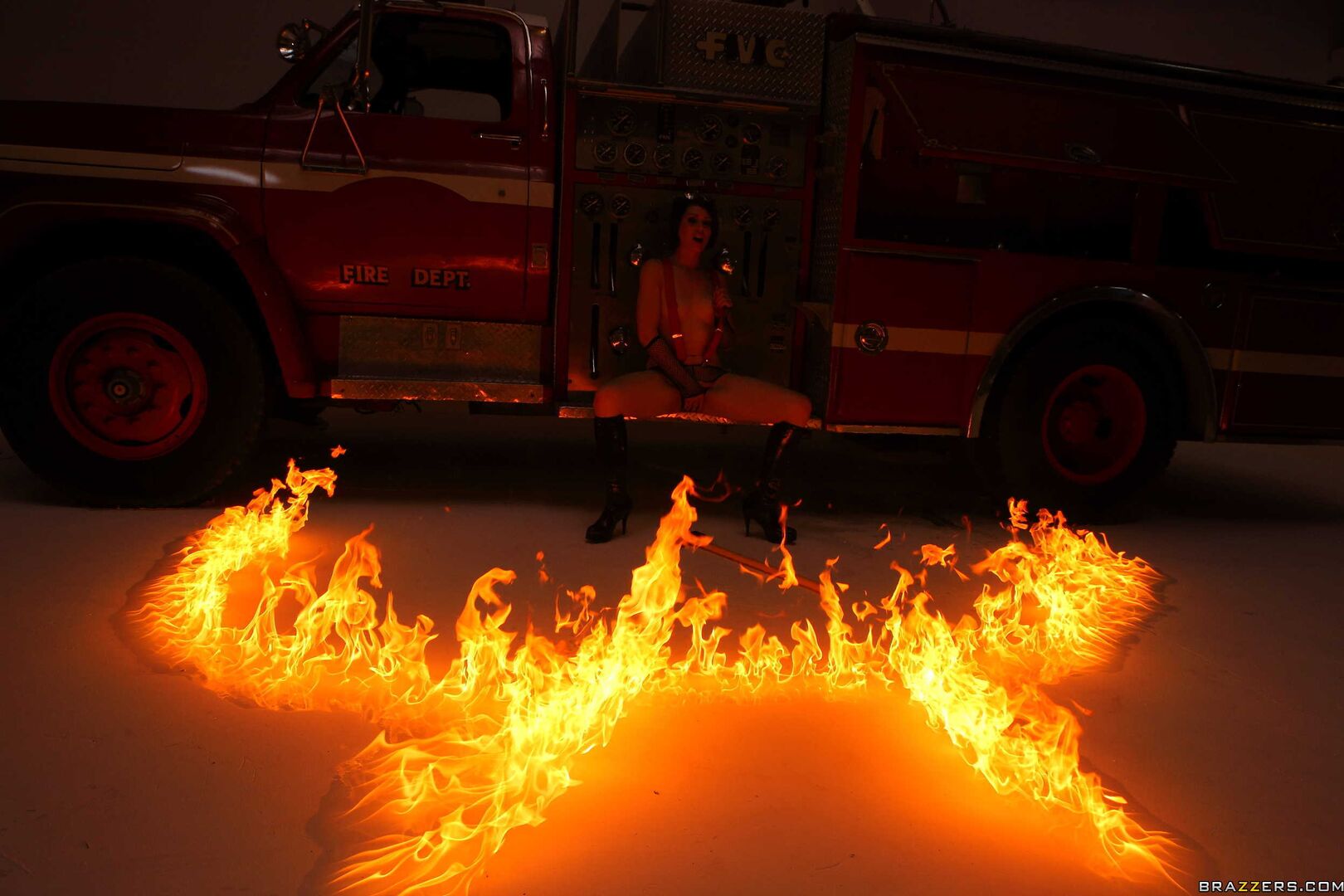 Fancy Fire Woman