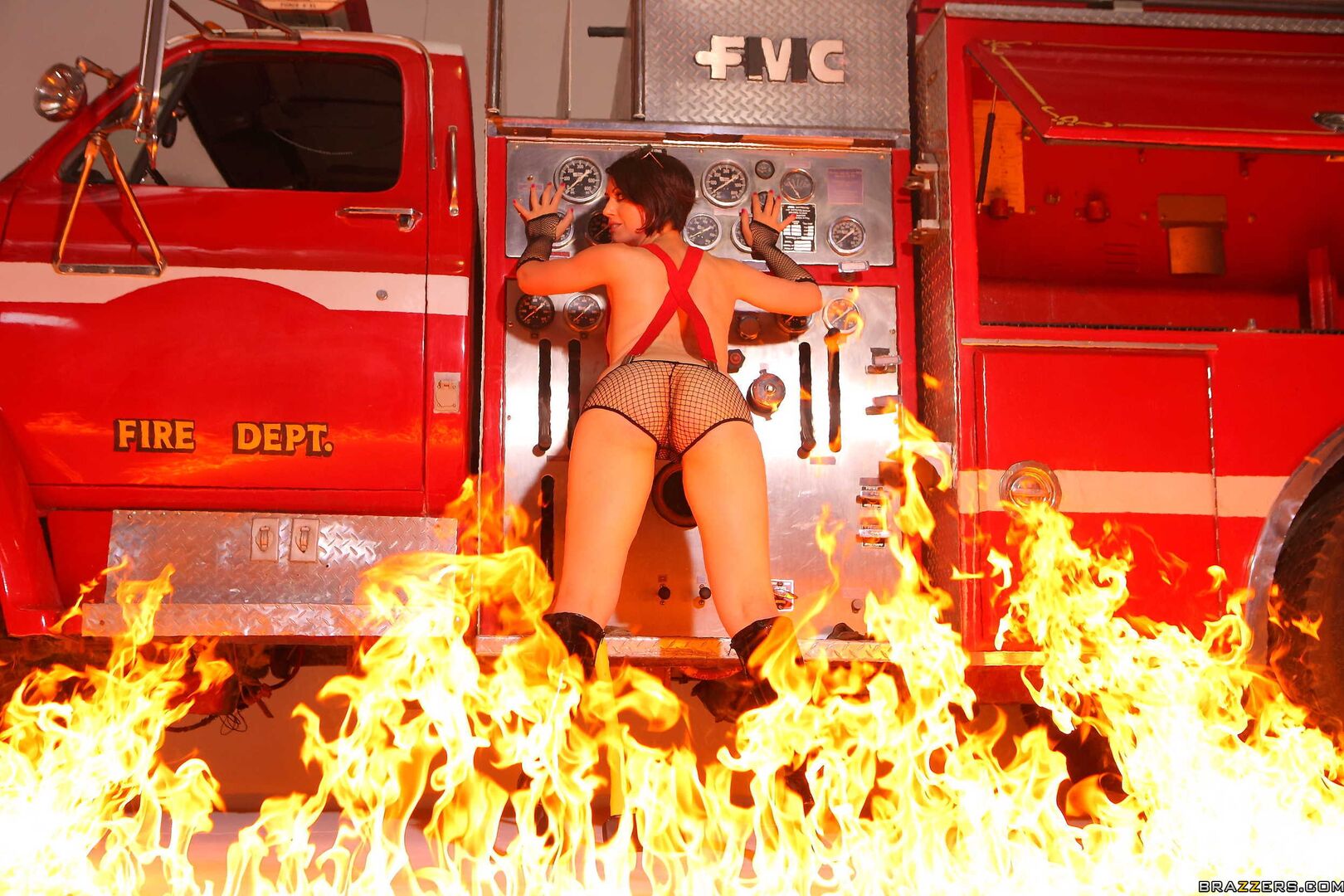 Fancy Fire Woman