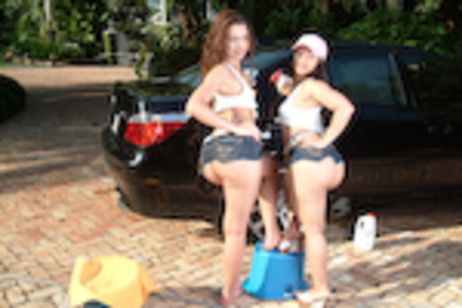 Two amazing asses