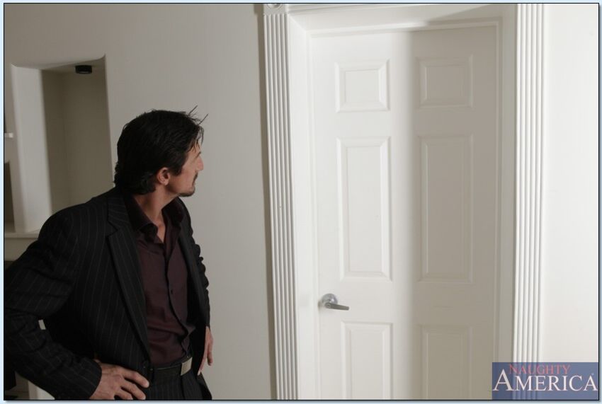 Holli Heavens fucking in the bedroom with her big tits