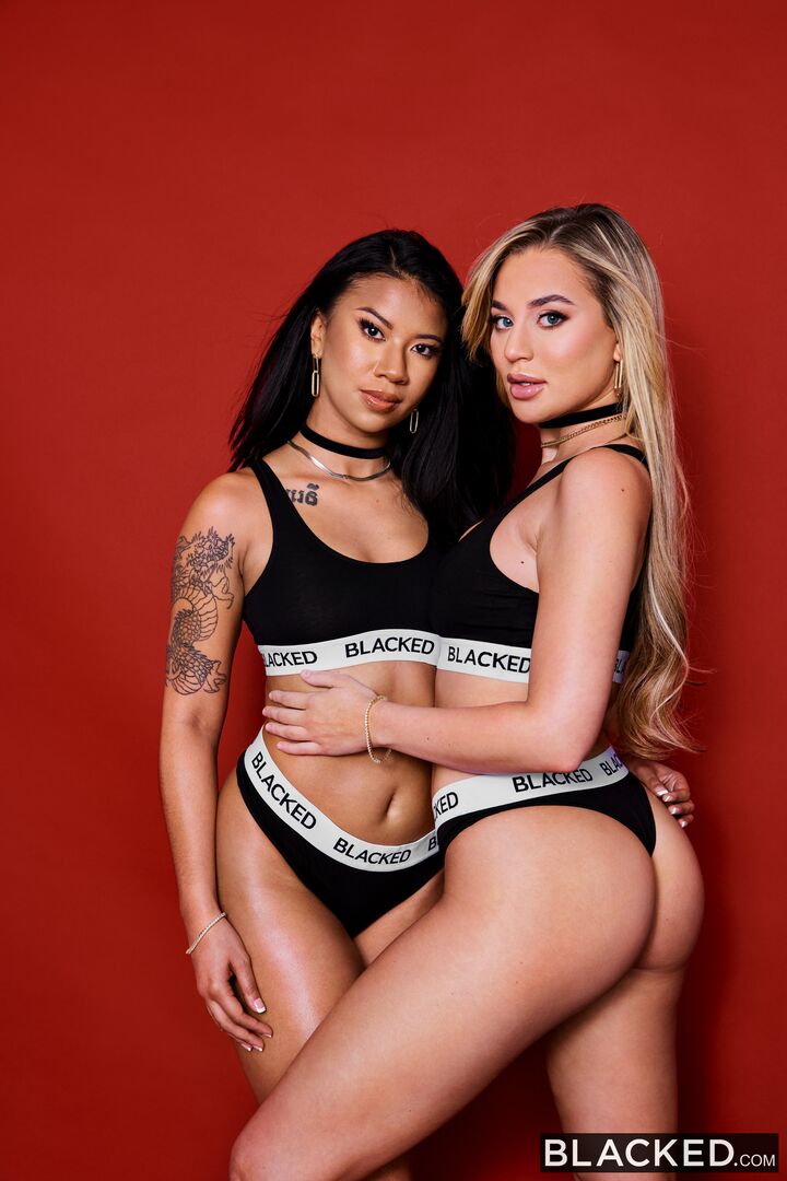 Sex-Crazed Blonde Blake Shares A BBC With Ameena