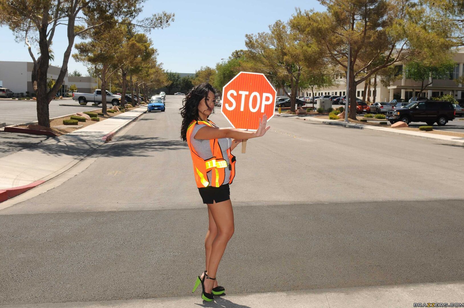 Stop! Crosswalk Tits
