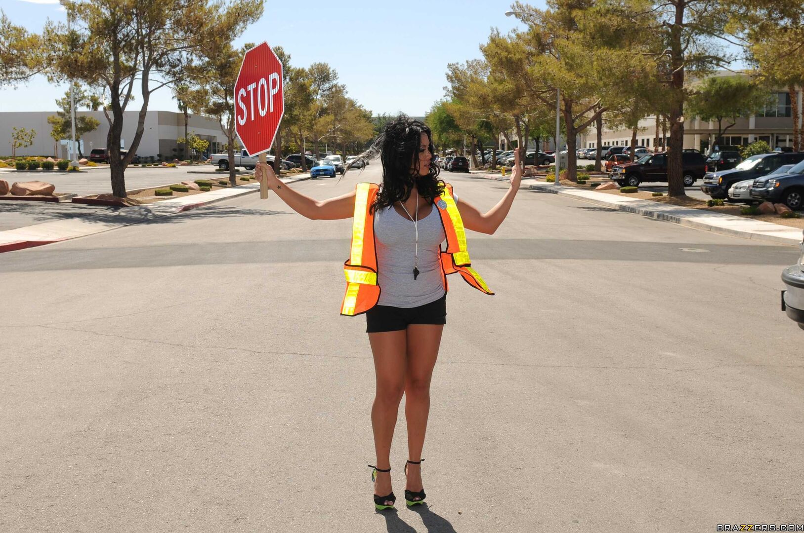 Stop! Crosswalk Tits