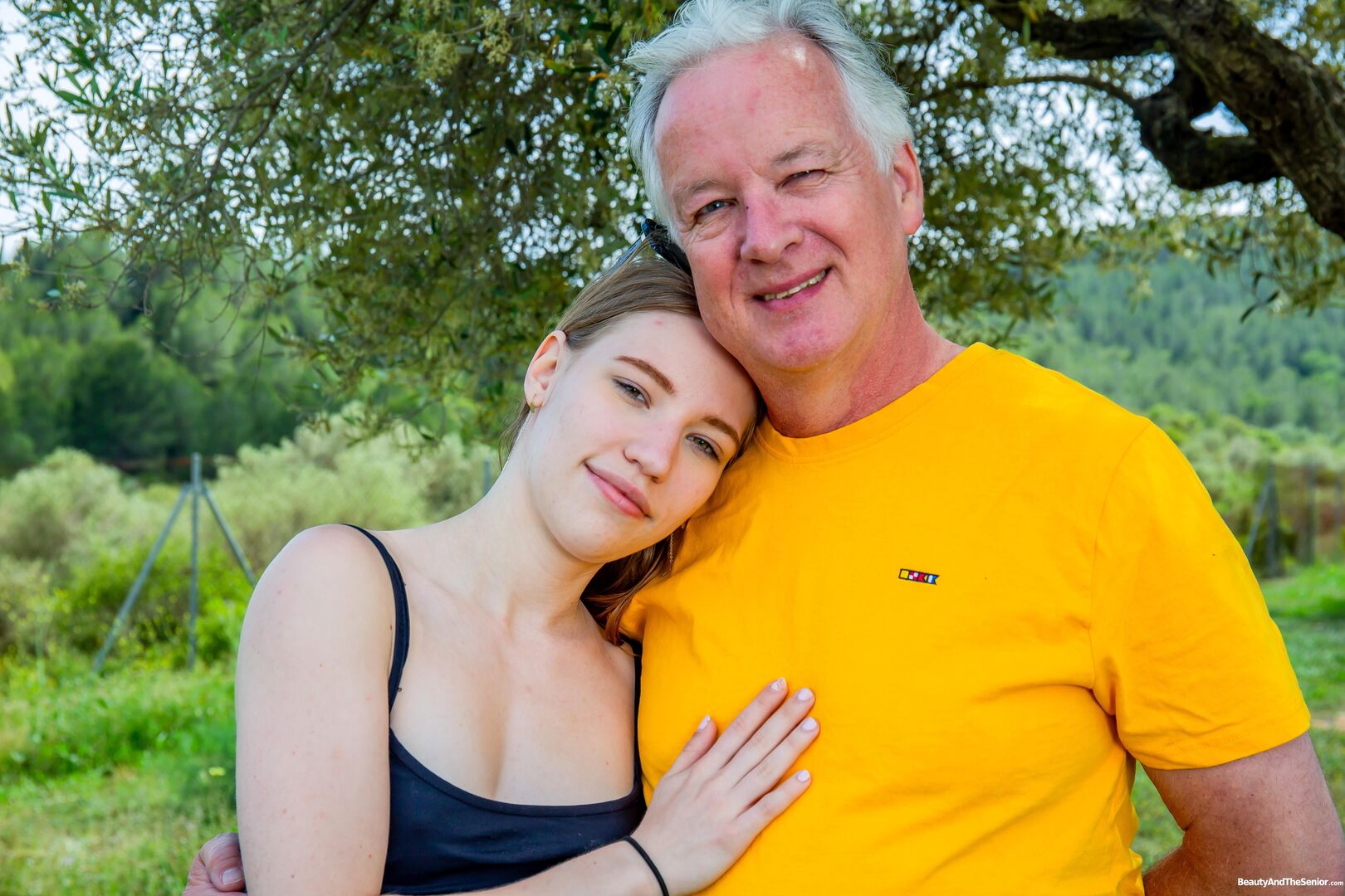 Cute Maya Sinn fucks old Paul Jones