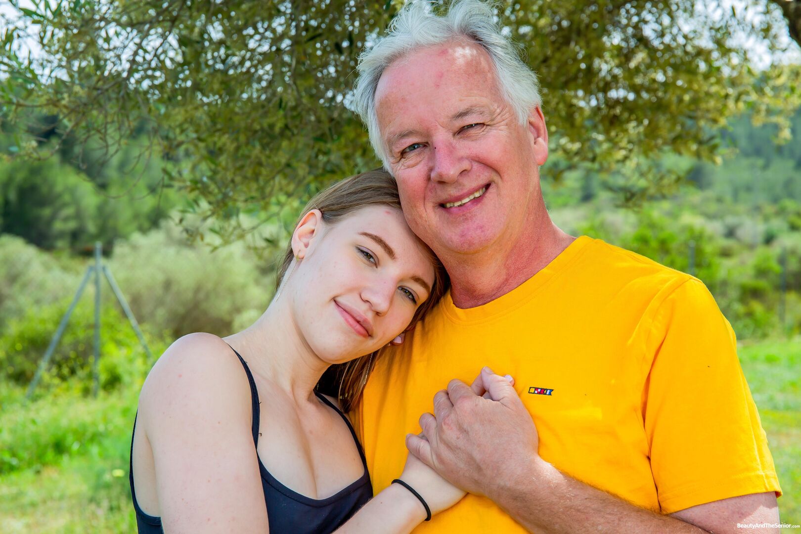 Cute Maya Sinn fucks old Paul Jones