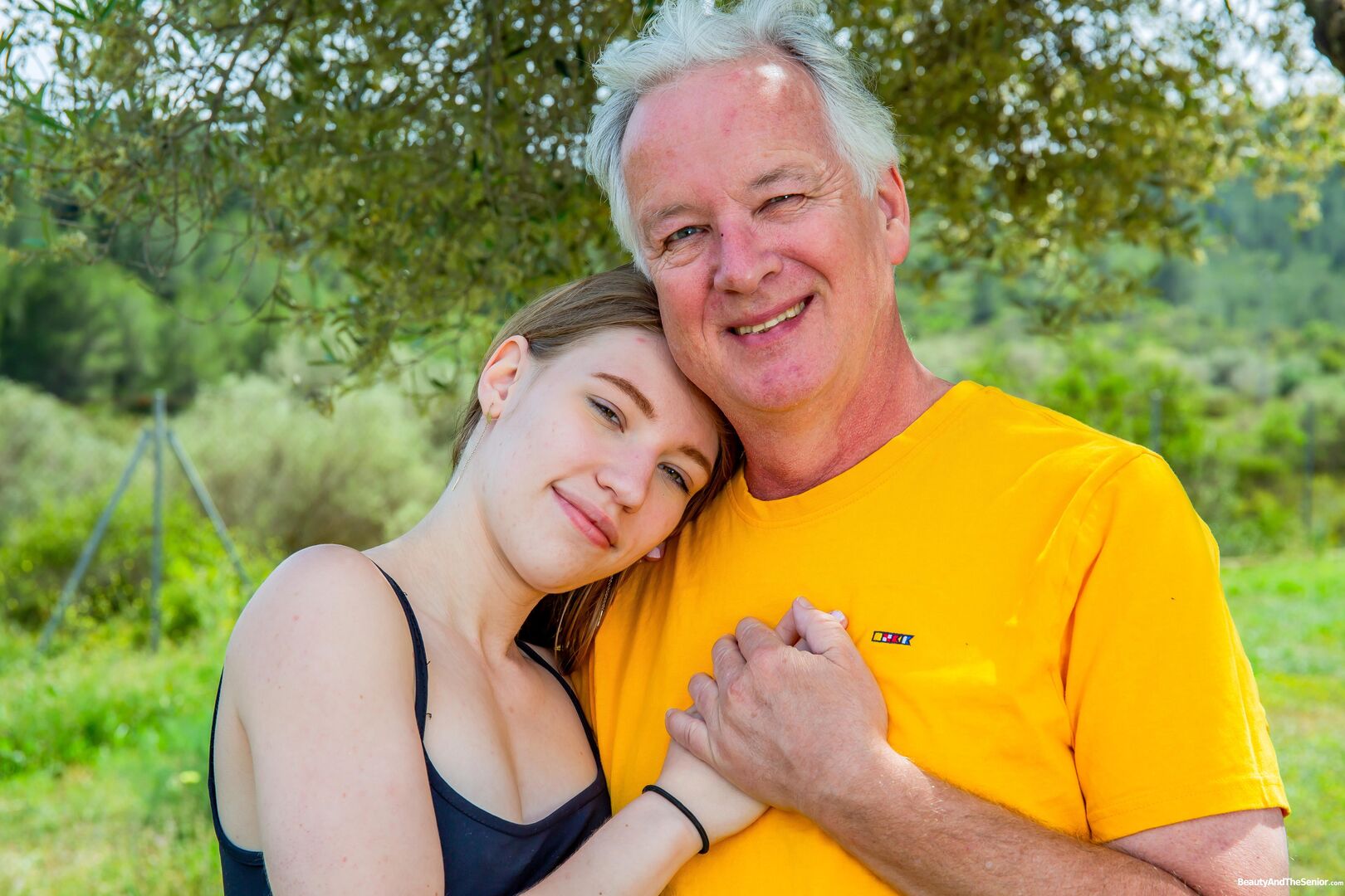 Cute Maya Sinn fucks old Paul Jones