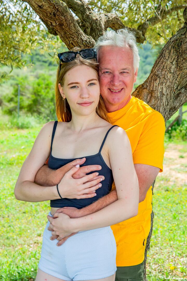 Cute Maya Sinn fucks old Paul Jones