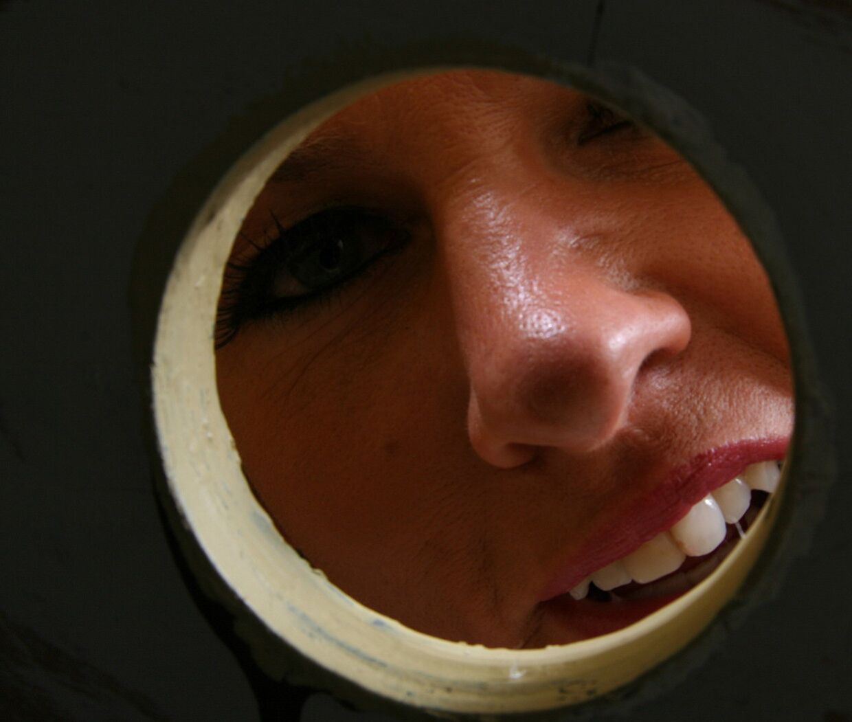 Lost Traveler Finds A Glory Hole And Knows Just What To Do
