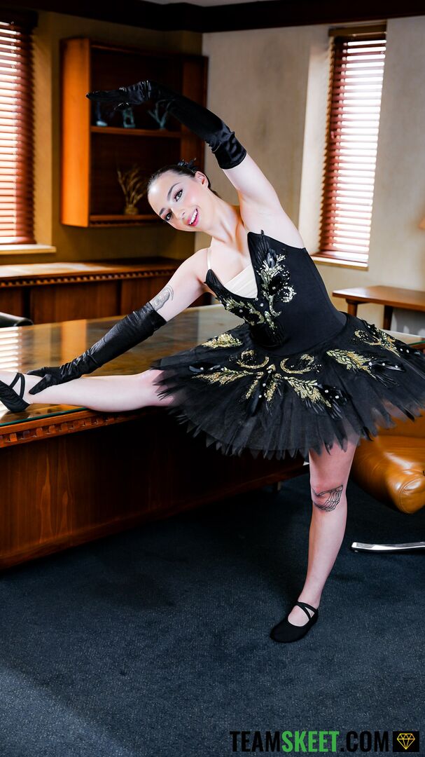 No One is As Flexible As a Ballerina: Raise Her Tutu Skirt and Find Out
