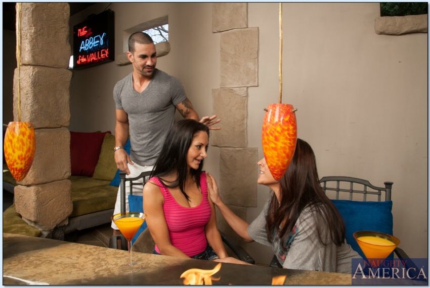 Ava Addams fucking in the bedroom with her black hair