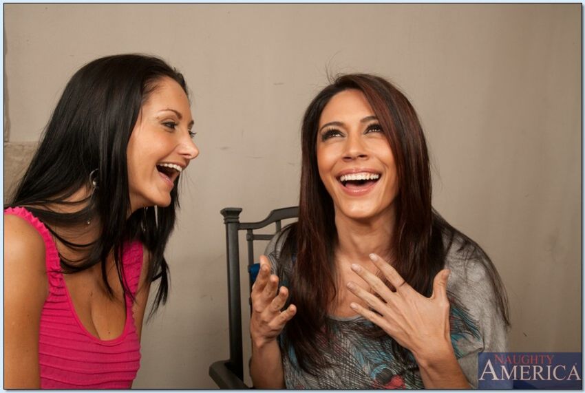 Ava Addams fucking in the bedroom with her black hair