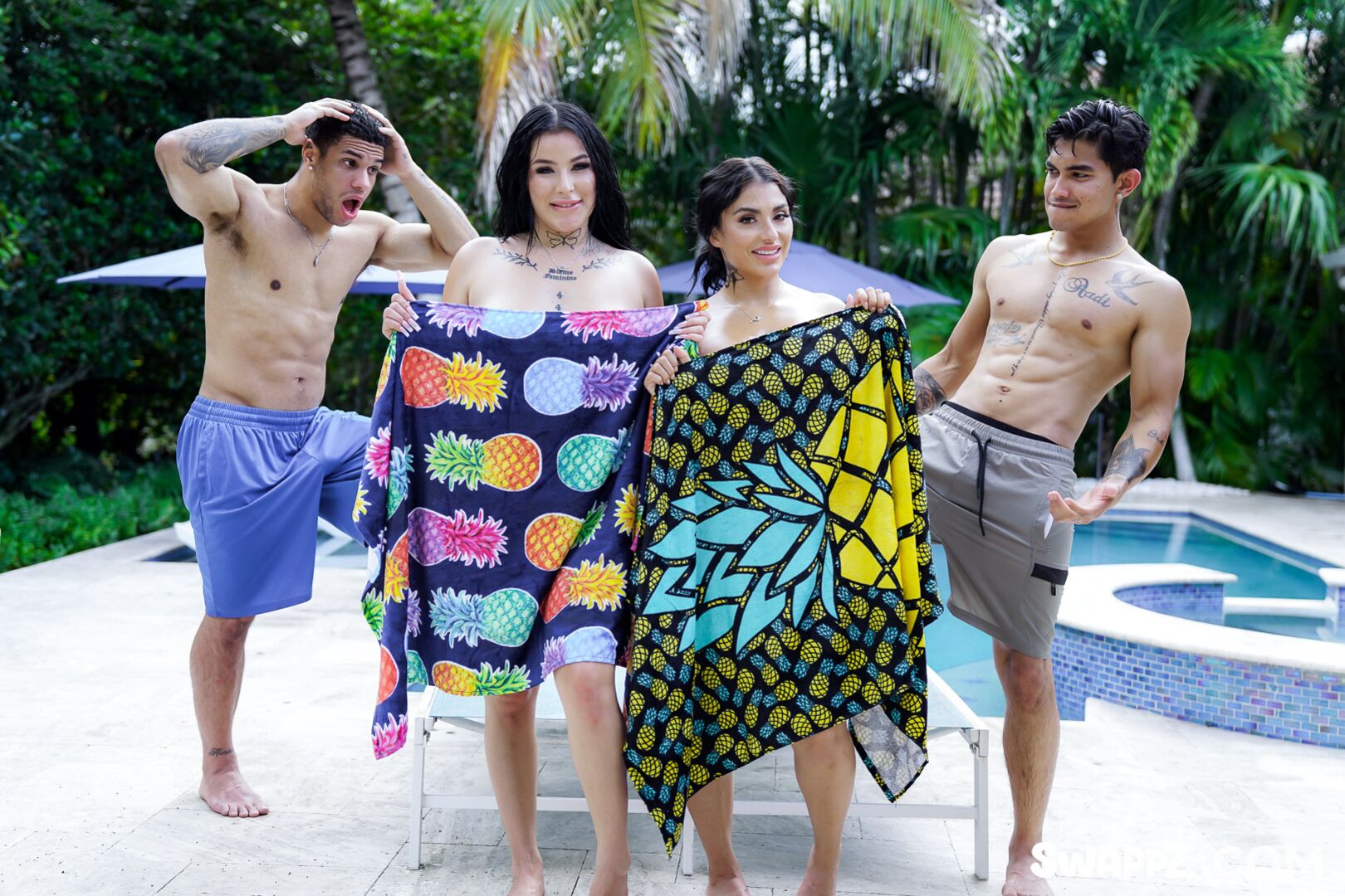 “Dude, They’re Swingers!!” Poolside Fuck Sesh (Aunt Swap Special)