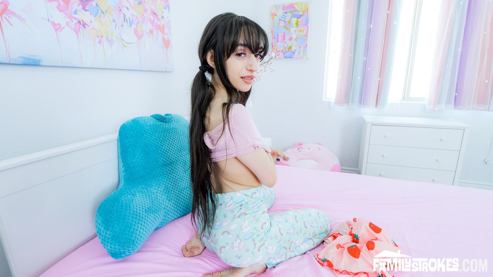 “Your Dick Is the Medicine I Need” Stepdaughter Still Horny After First Time (Ronnie Violet Debut)