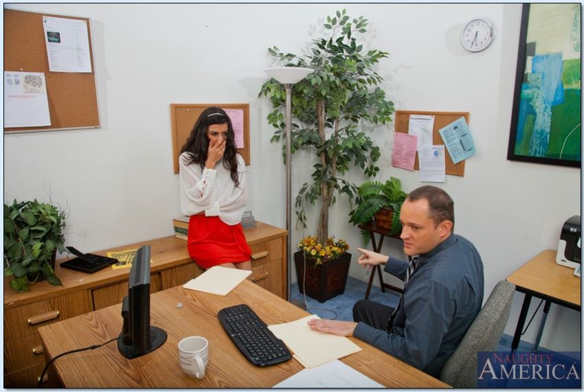 Lou Charmelle fucking in the office with her piercings
