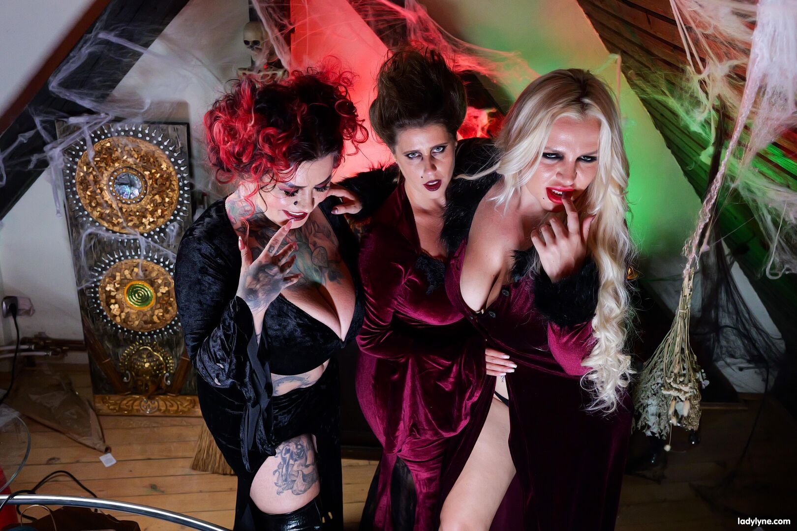 Hocus Pocus with the three witches
