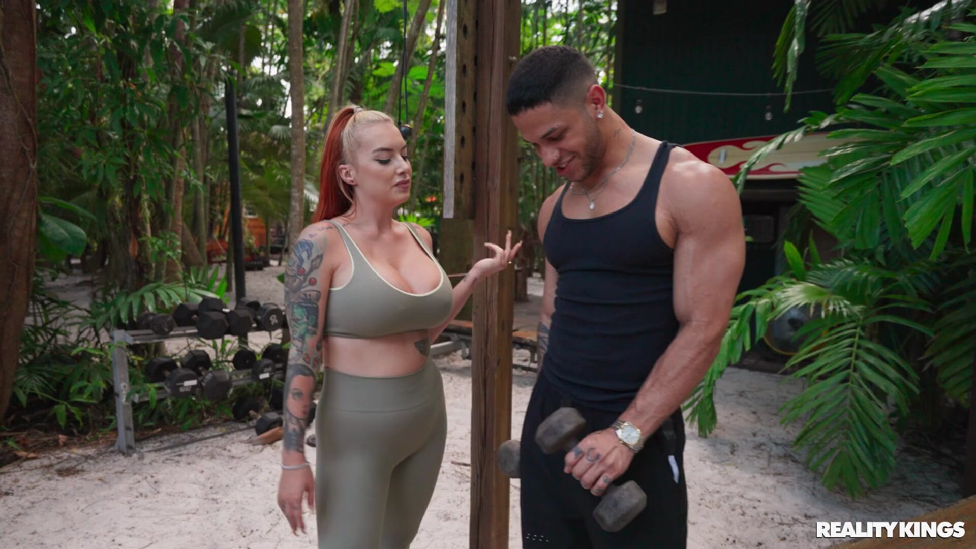 Making Him Sweat!
