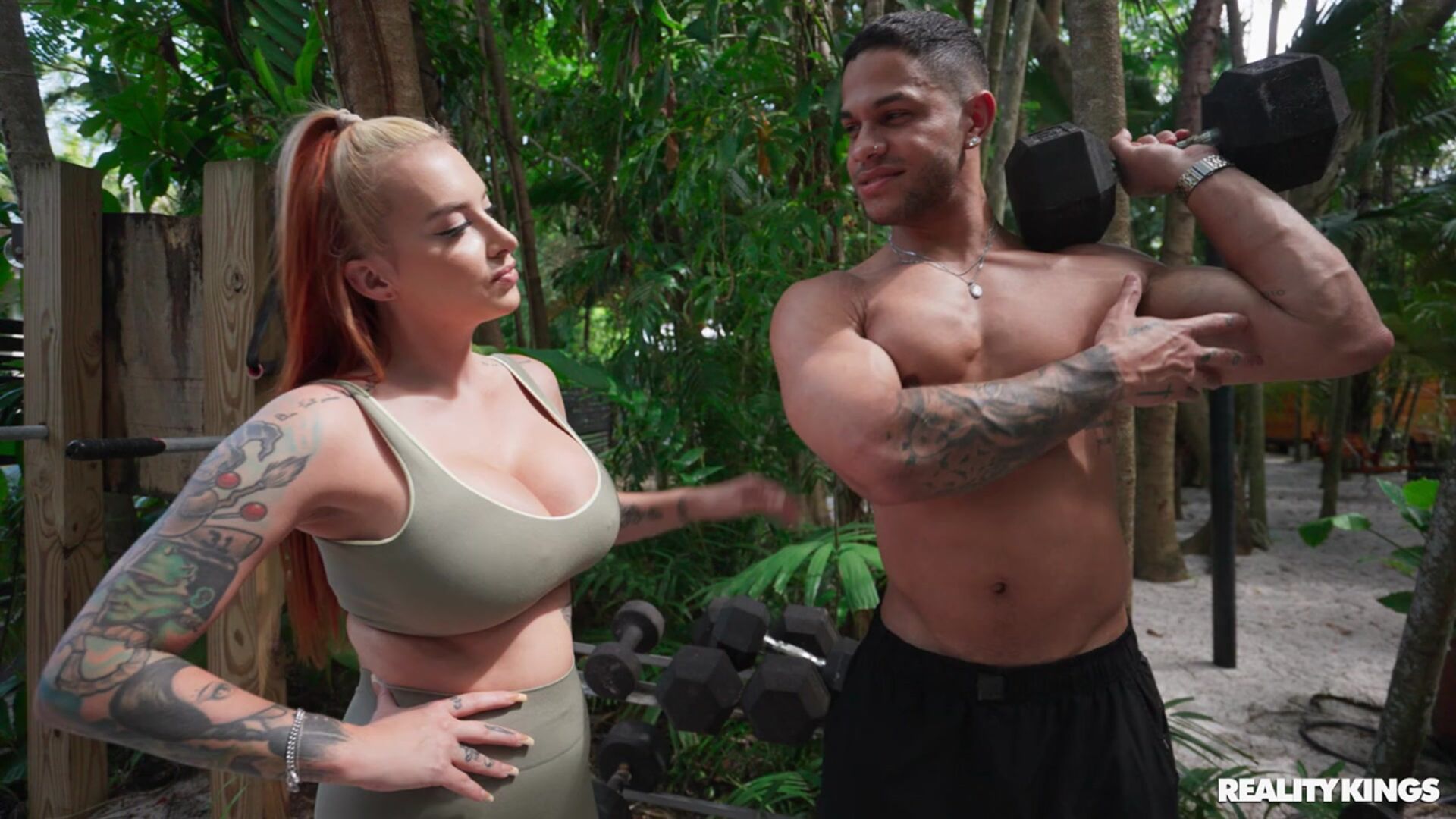 Making Him Sweat!