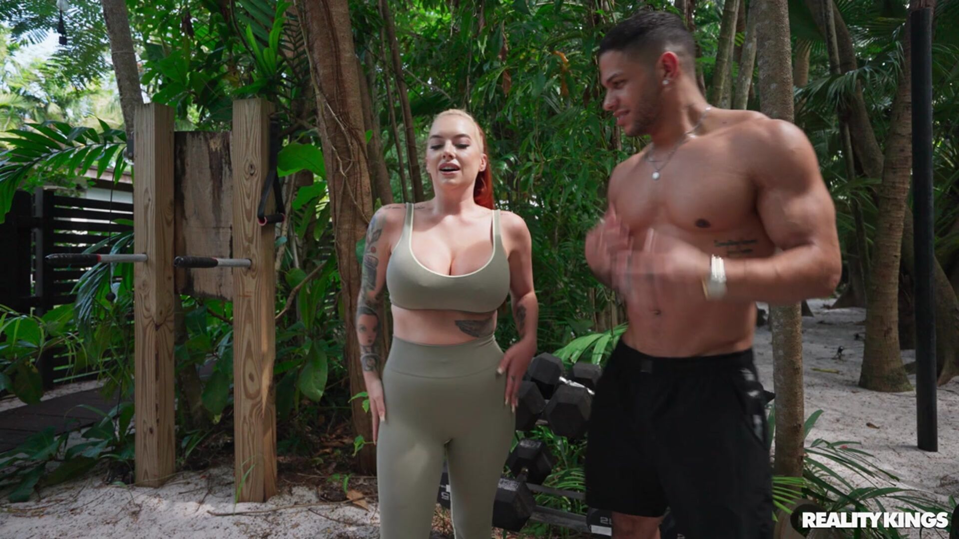 Making Him Sweat!