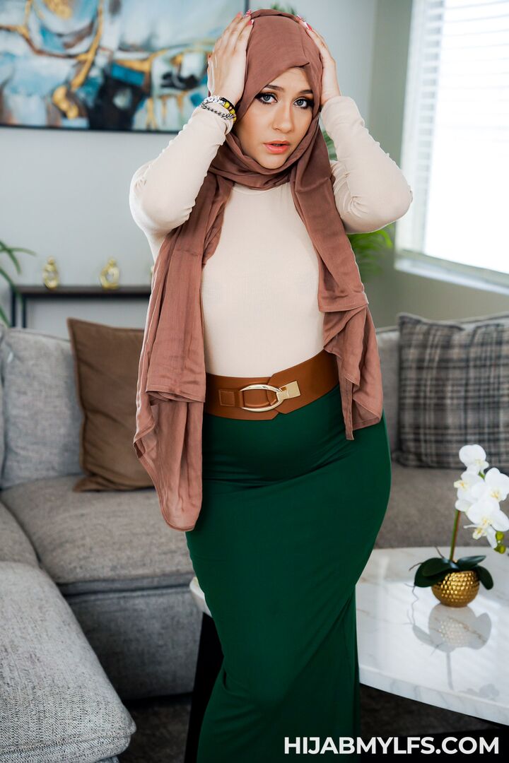 A Dutiful Hijab Wife Milks Every Cock in the Household