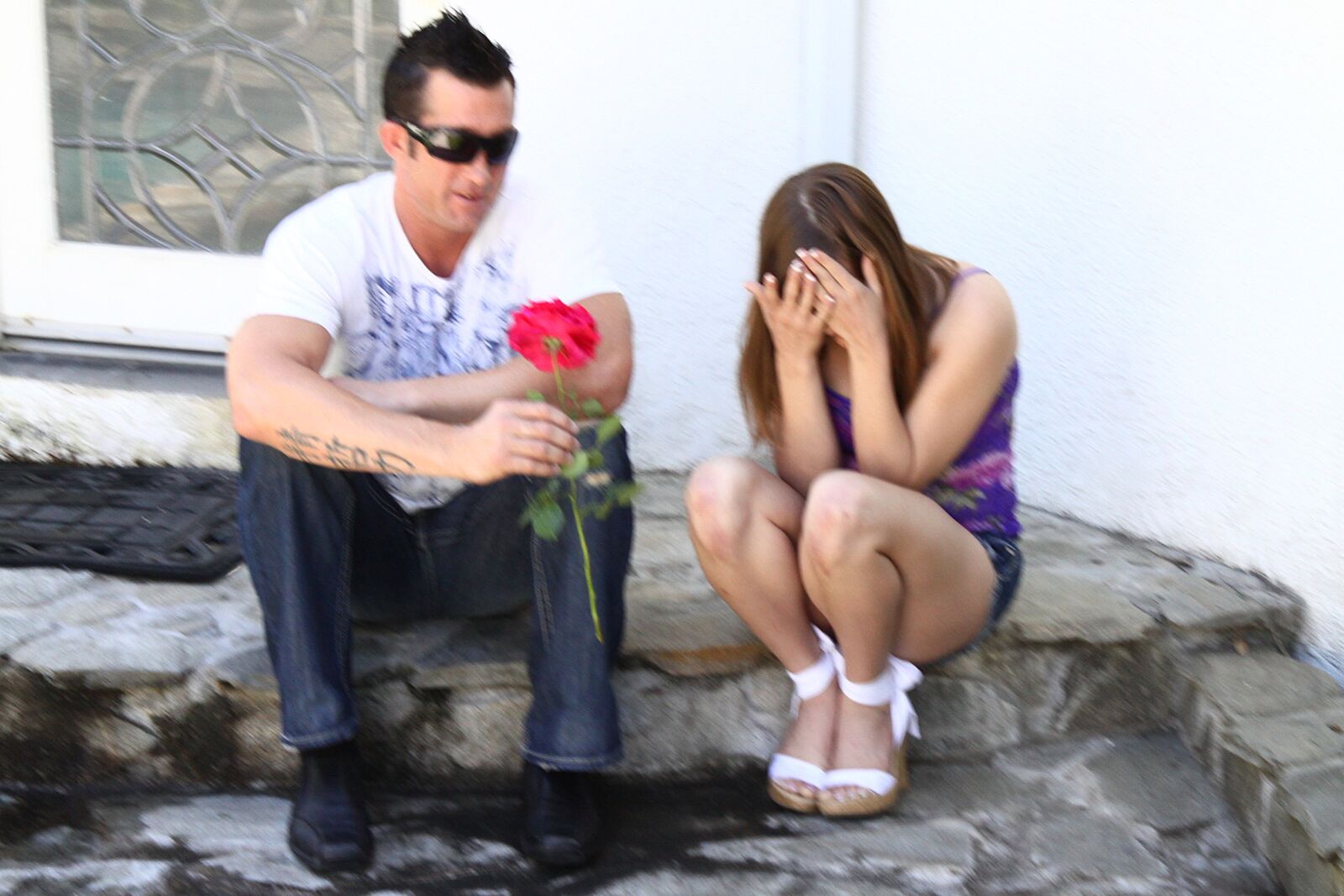 Billy Glade Convinces Ashlynn Leigh To Suck His Cock