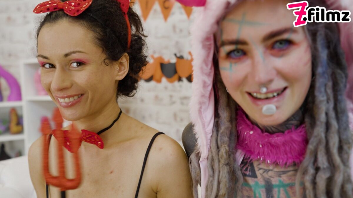 The Girls Have Planned a Scary Halloween