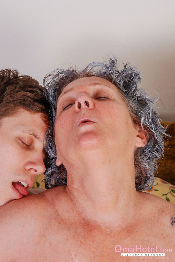 YOUNGER GUY EXCHANGES HIS GF FOR OLD GRANNY