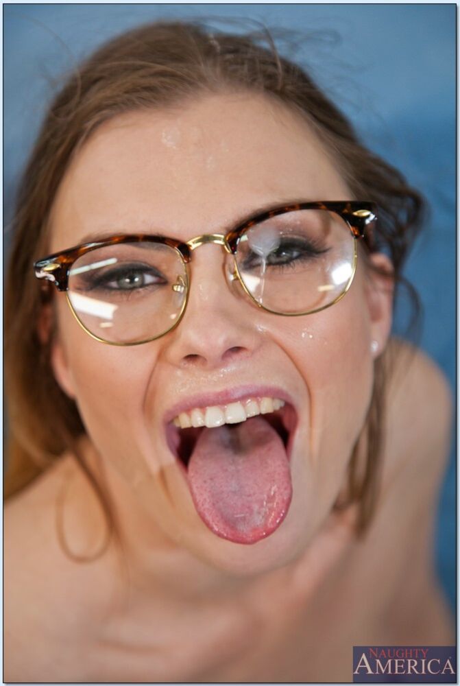 Sasha Swift fucking in the classroom with her small tits