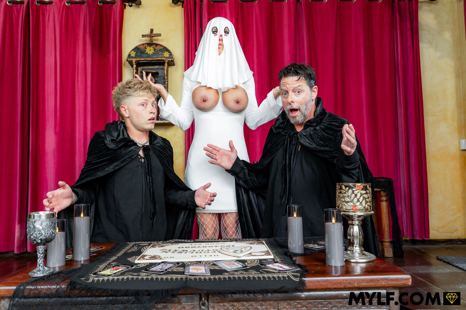The Only Way to Help Your Stepmom's Ghost Cross Over Is to Make Her Cum!