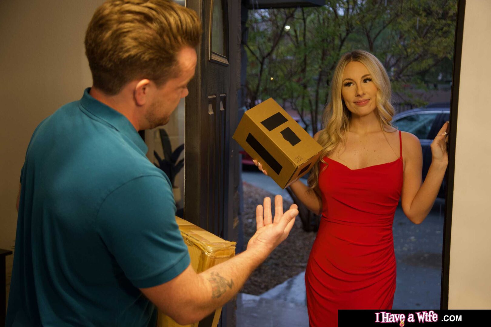 Blonde bombshell Bunny Madison makes a man's lust overshadow his vows of fidelity