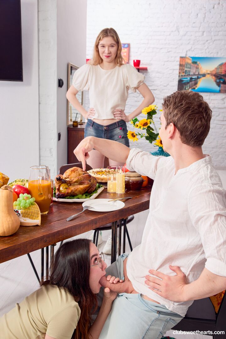Pussy stuffing for Thanksgiving