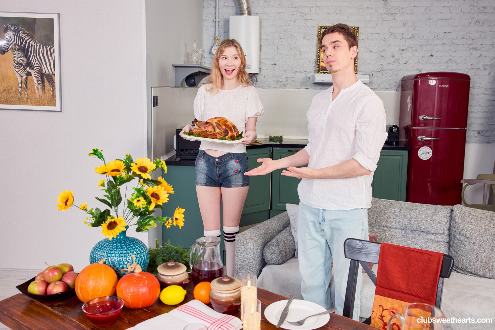 Pussy stuffing for Thanksgiving