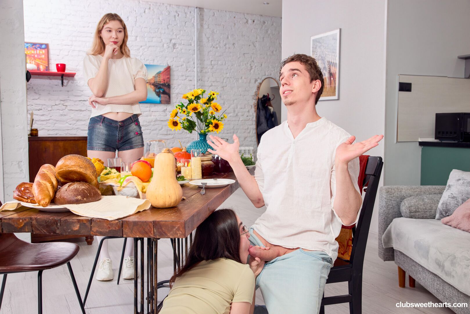 Pussy stuffing for Thanksgiving