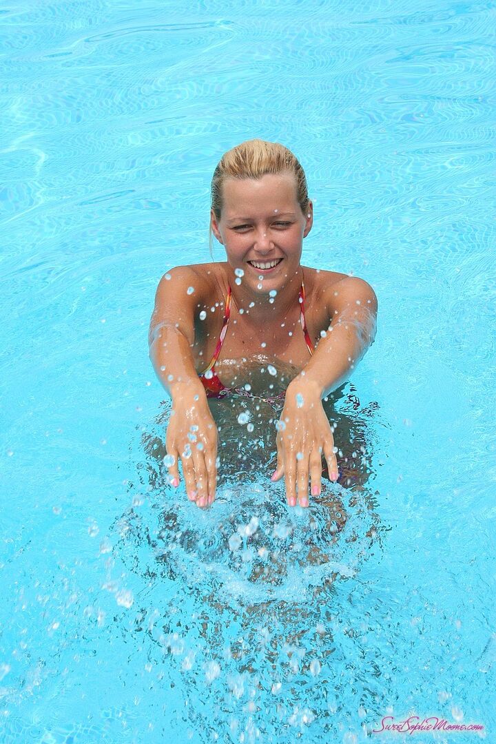 At the poolside