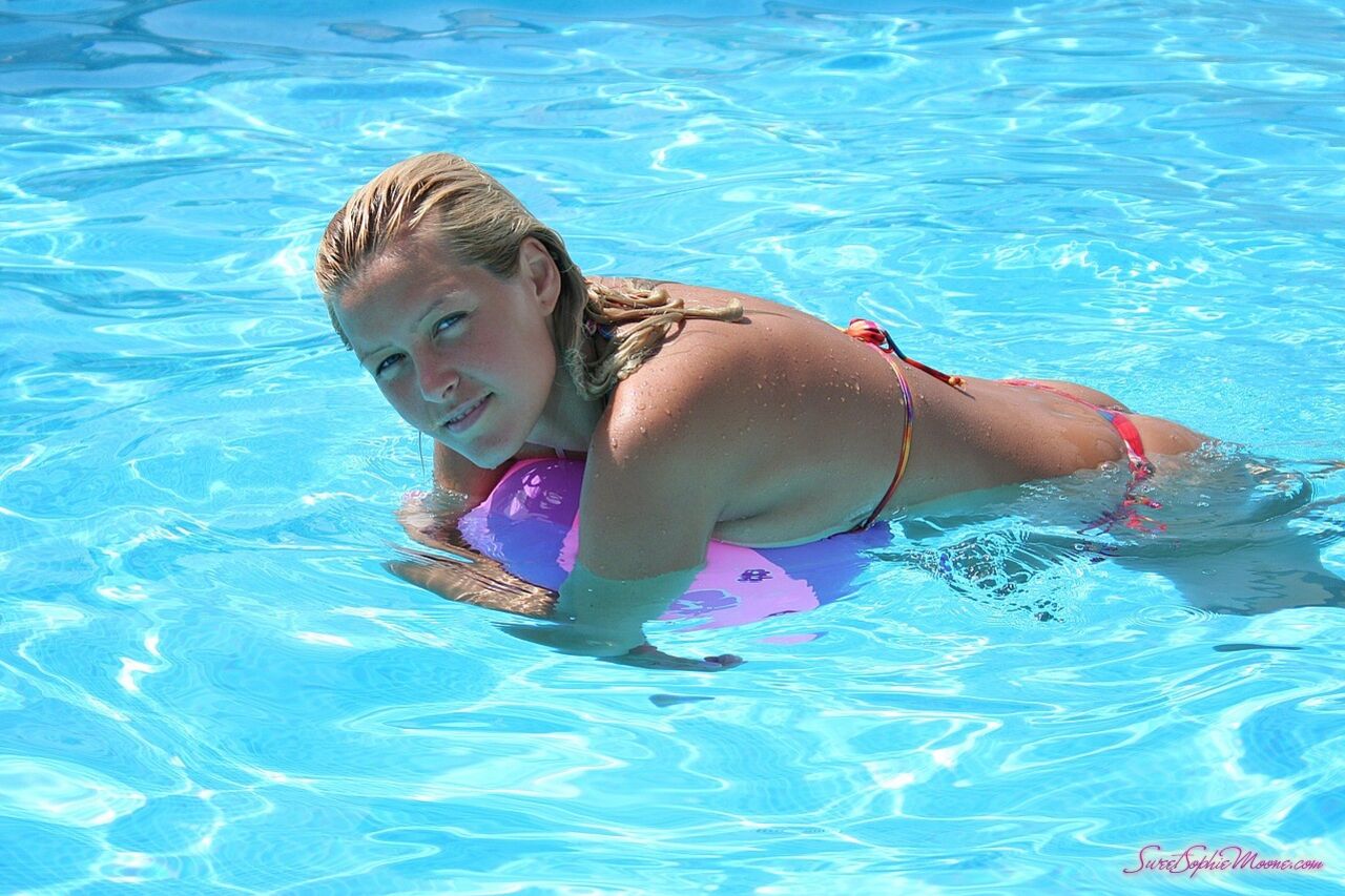 At the poolside