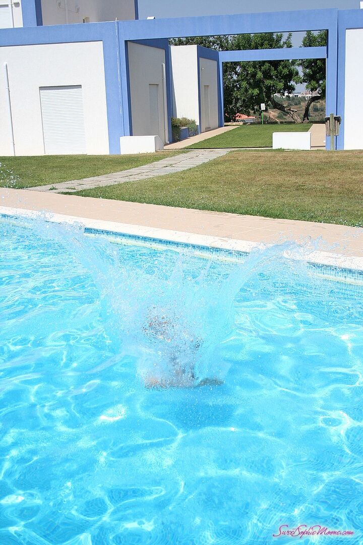 At the poolside