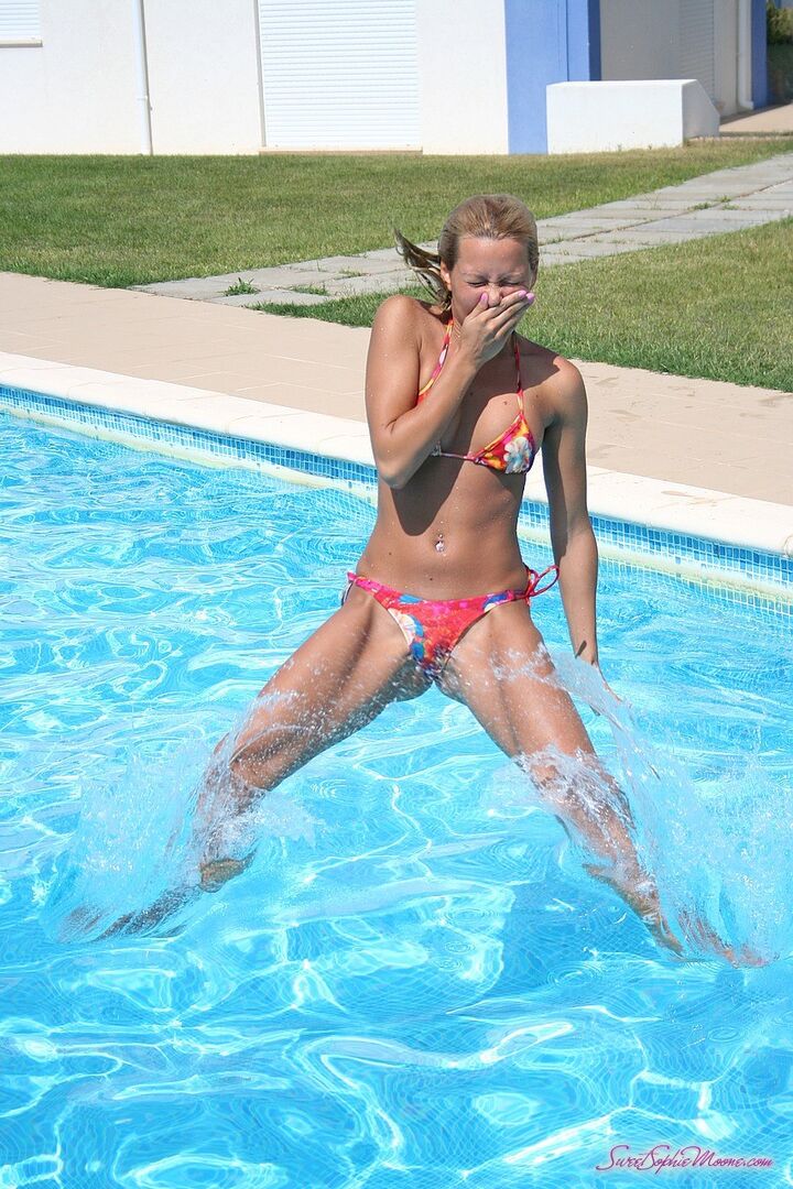 At the poolside