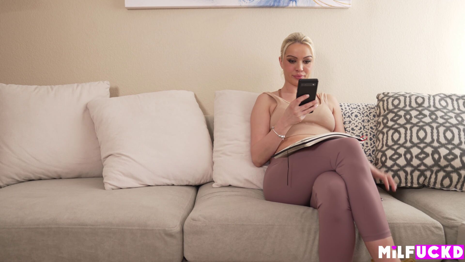 Horny Euro Hottie Reunites With Husband