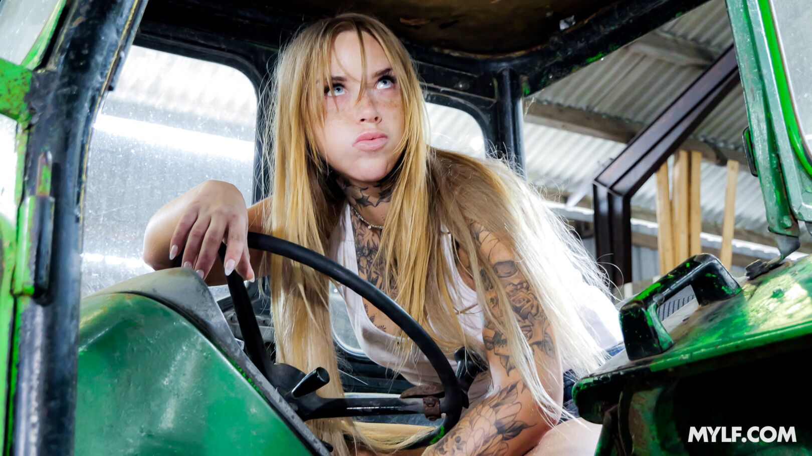 Milf Mechanic Puts Client In His Place (Kimberly Crush's Debut)