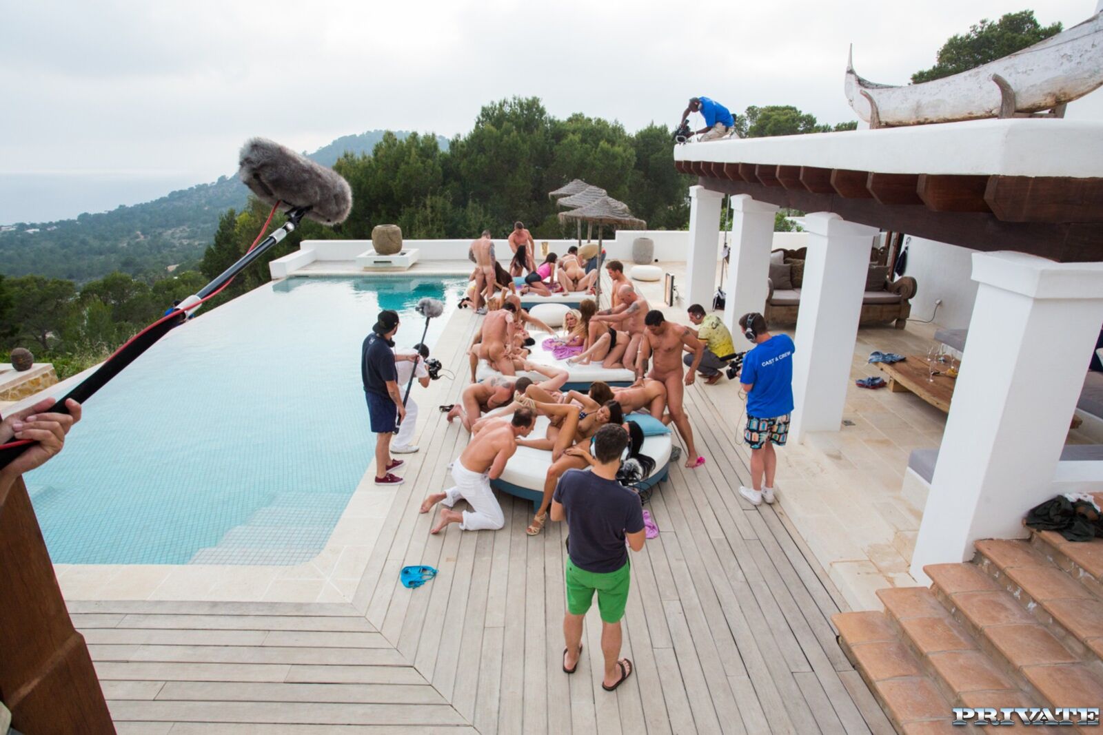 The biggest orgy ever seen in Ibiza celebrating Henessy's Birthday