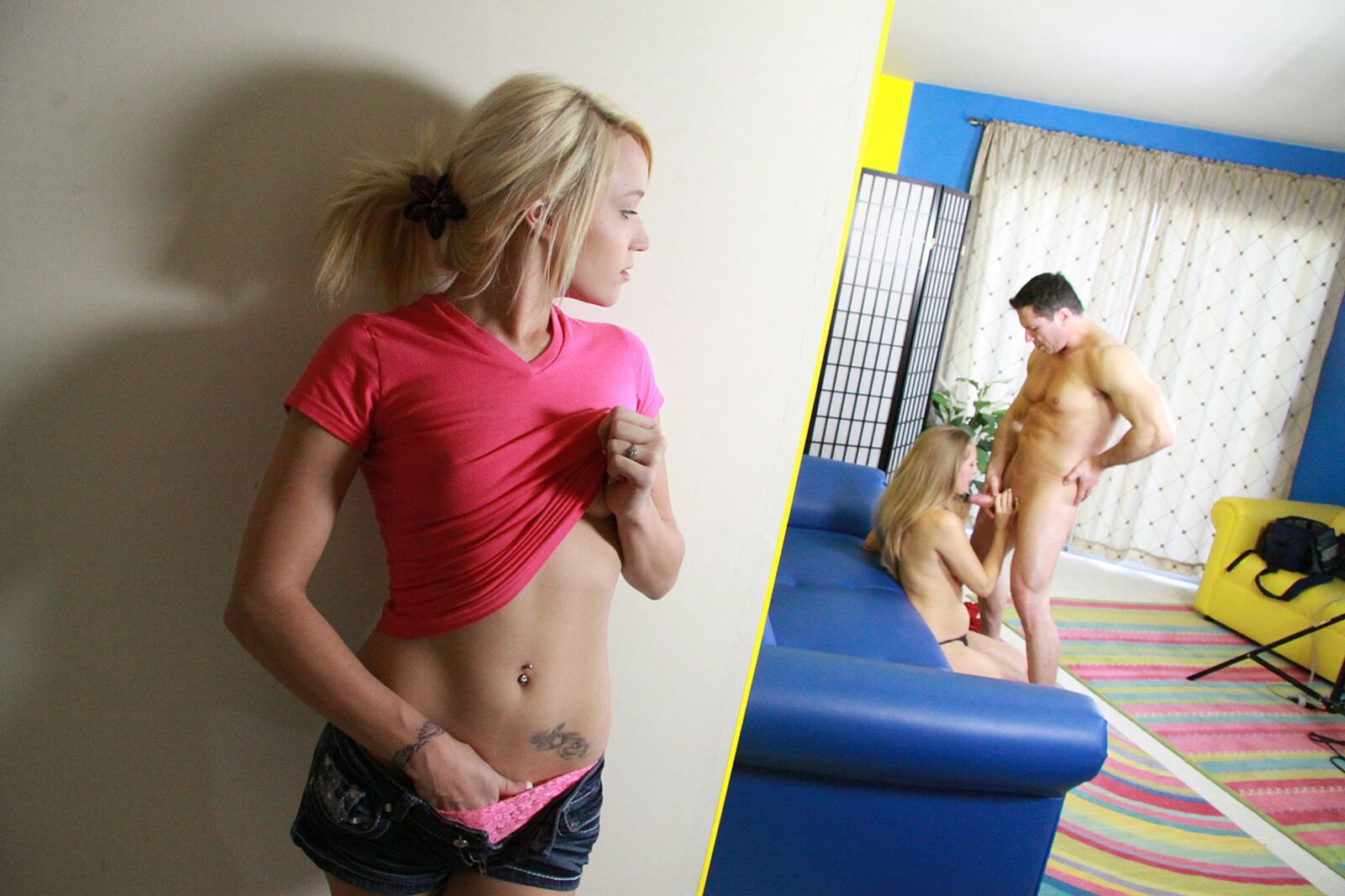 Mom Teaches Daughter The Proper Way To Please A Man.