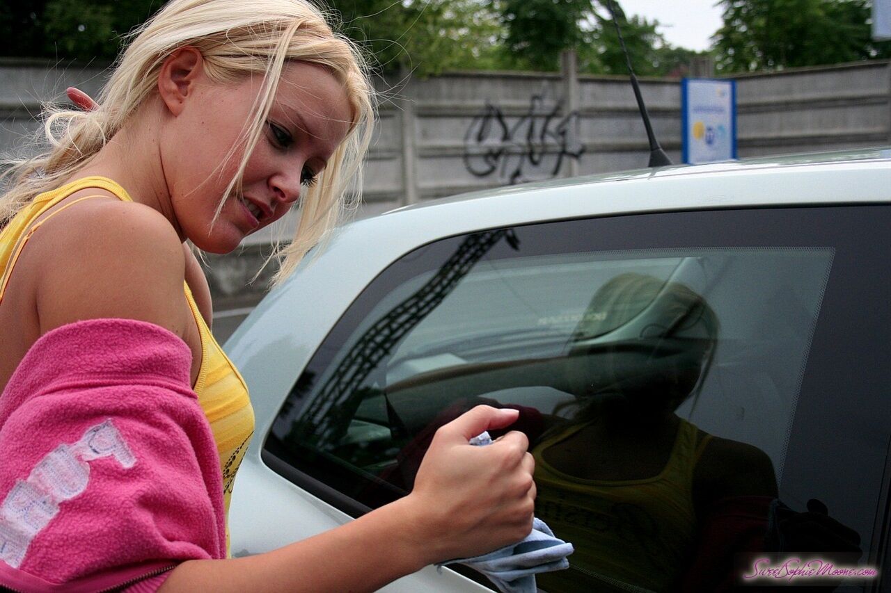 Washing my car