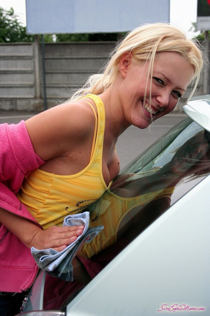Washing my car