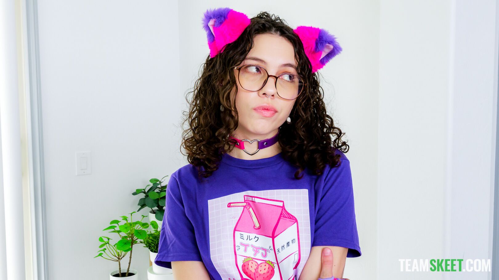 “Try on My Mom’s Lingerie…” Nerd Girl vs Jock’s Cock