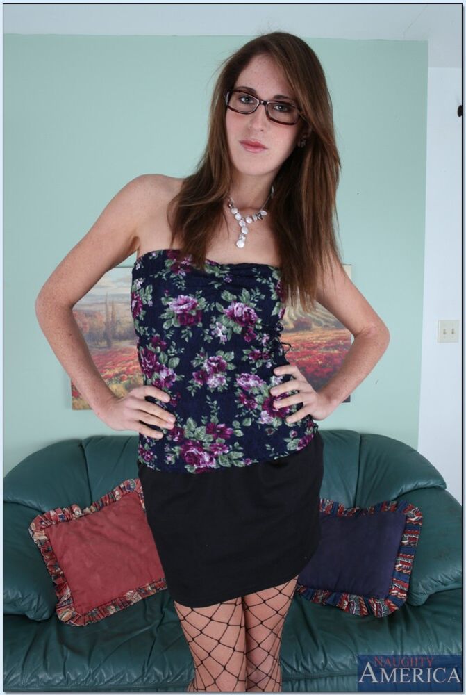 Kara Price fucking in the office with her natural tits